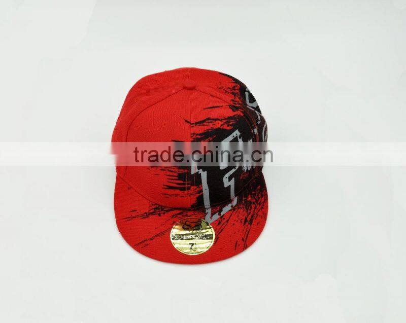 Cool Fashion Cotton Twill Adjustable Sublimation Printing Snapback HipHop Cap