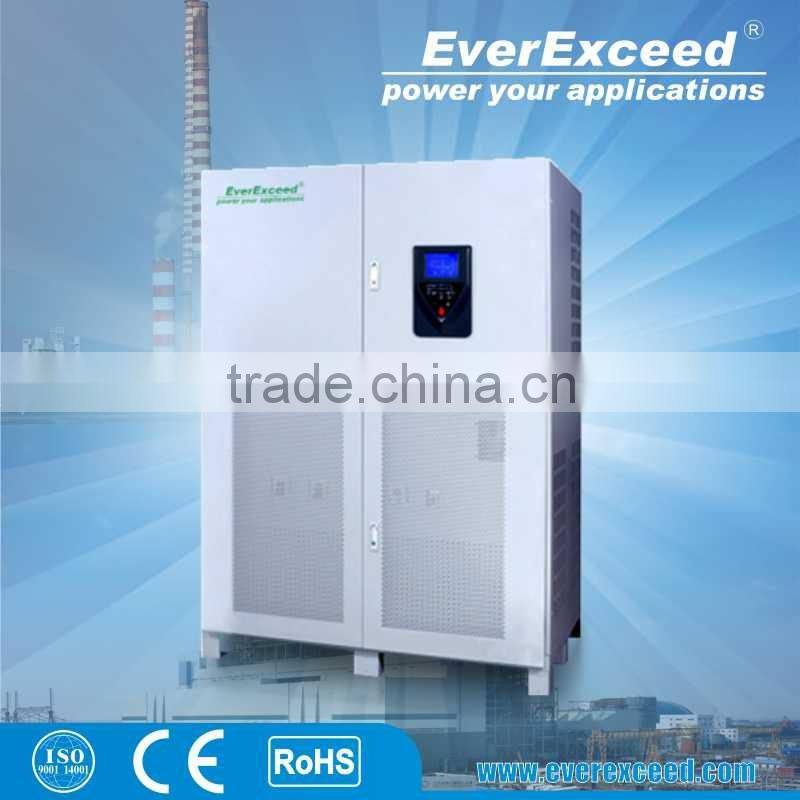 EverExceed 1-400KVA 3 Phase Low Frequency Online UPS, GBT input rectifier PowrNX For Telecommucation