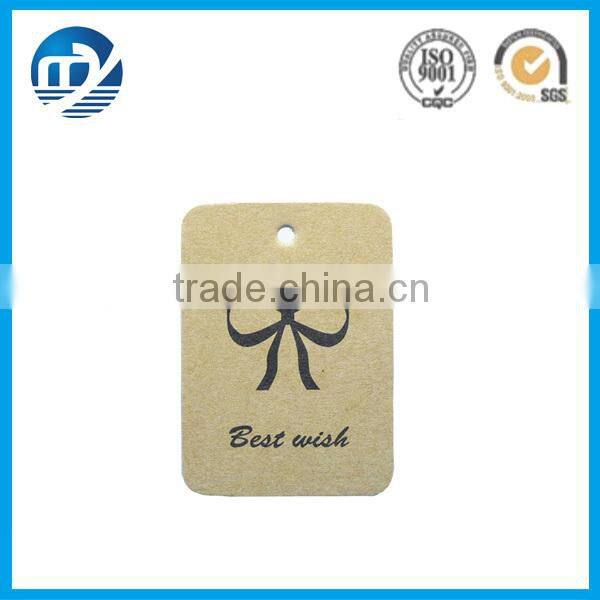 Goldern jeans paper hang tag supplier