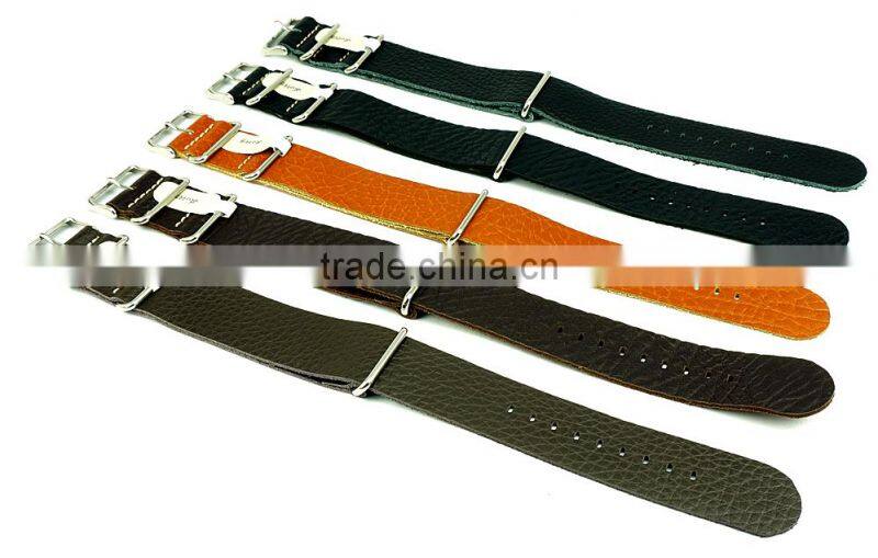 High Grade Genuine Leather Nato Watch Straps