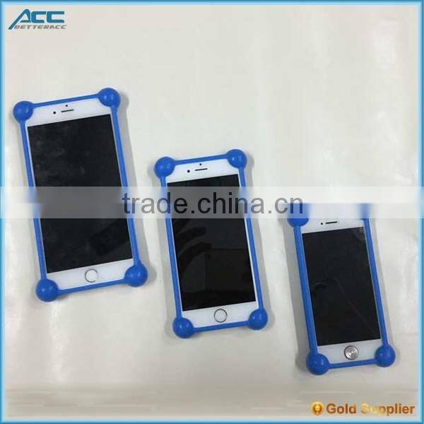 Customized Colorful Universal Silicon Bumper Case Holder