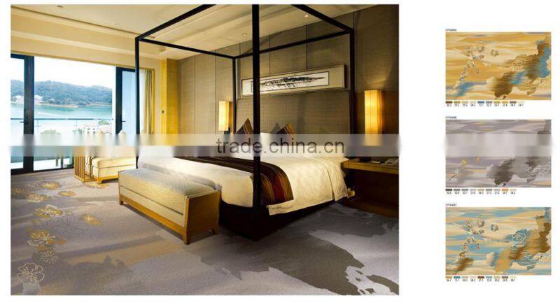 Econimic nylon printed carpet for hotel corridor