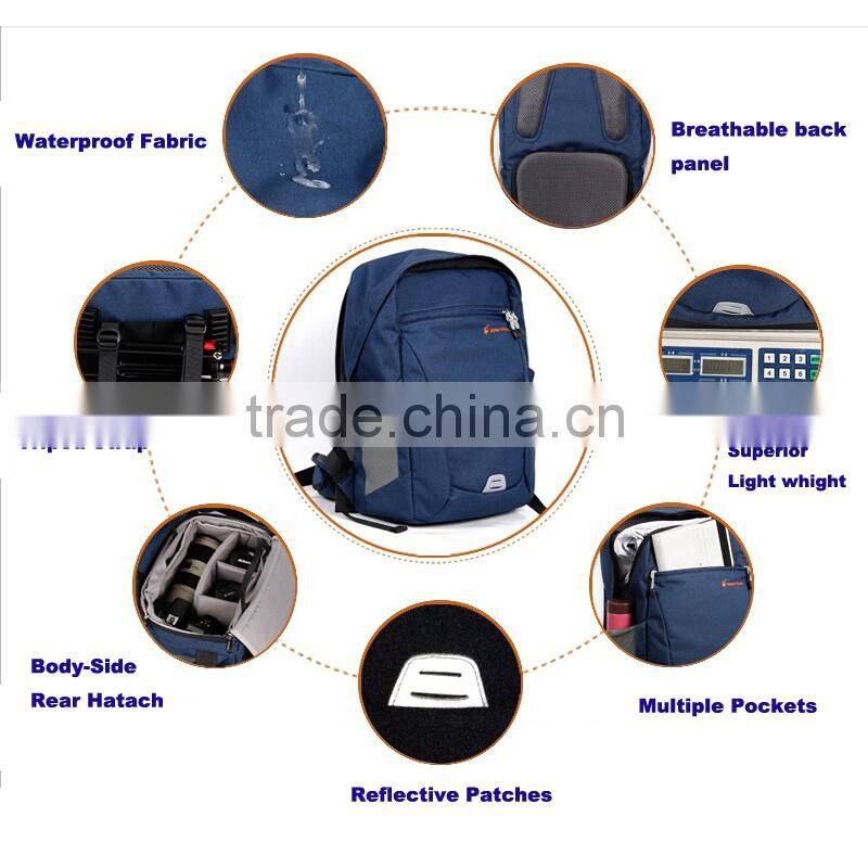 Zhongshan original design DSLR daypack dslr slr laptop tripod backpack