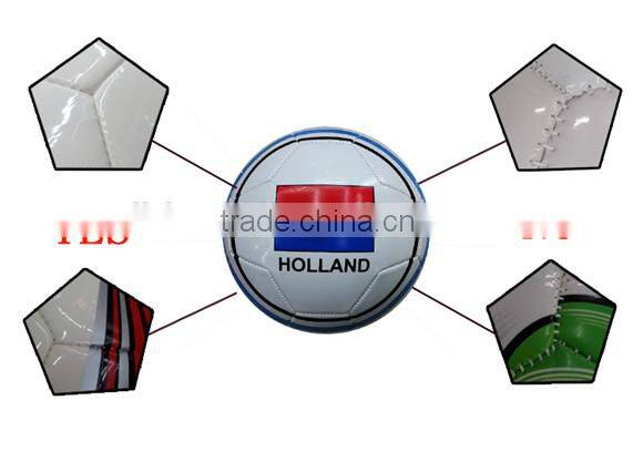 Hot sell promotion cheap customized print machine stitched PVC soccer ball/ football