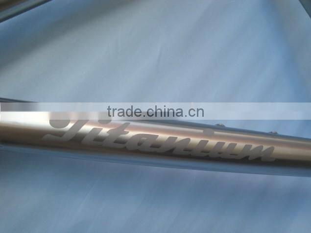 Hottest style 3AL2.5V internal cable routing WTL-S074 titanium road bike frame