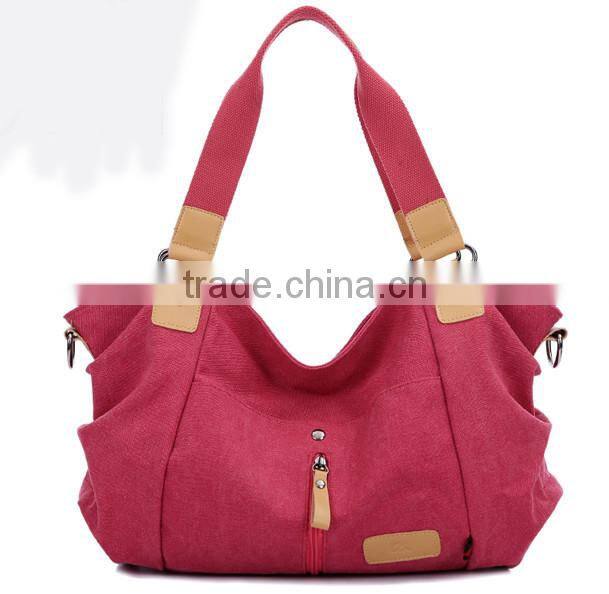 2014 Fashion design custom canvas bag tote bag wholesale canvas bag