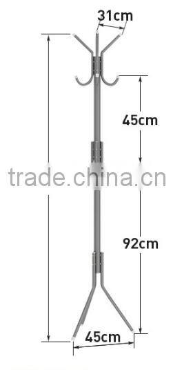 Factory direct sale different types aluminium clothes hanger stand on sale