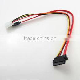 7-Pin SATA To 22-Pin SATA Cable with LP4 Power