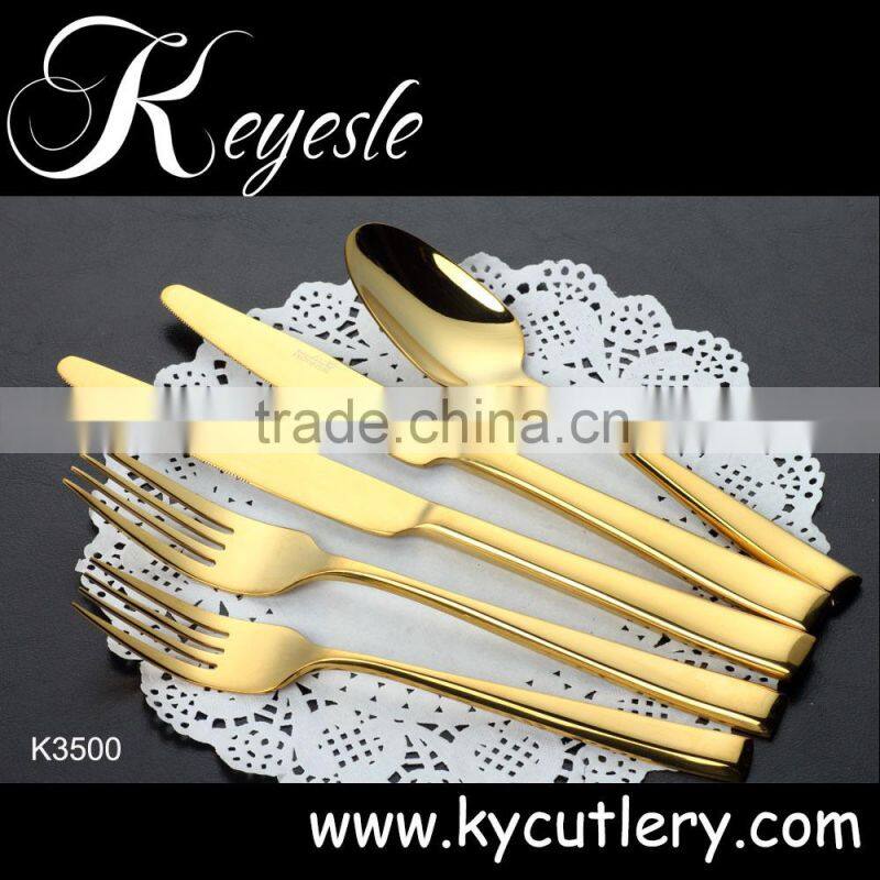 wedding metal cutlery, wedding stainless steel cutlery set