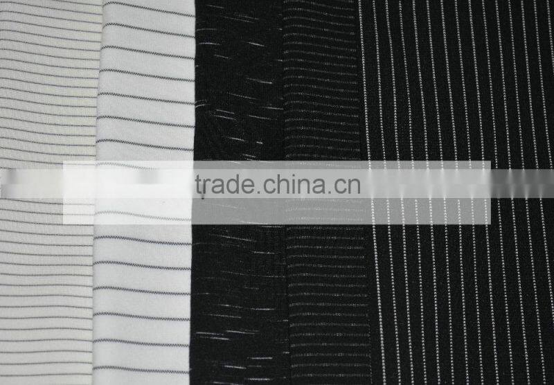 Yarn Dyed Weft Stripe Roma knitting fabric