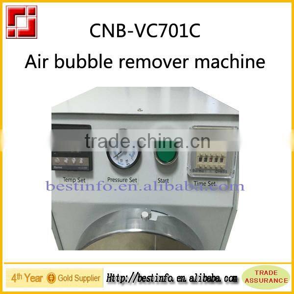 Professional smart phone LCD Air Bubble removing machine for glass refurbishment