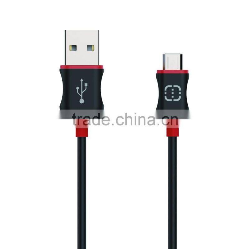 Fashion design and High Speed Micro USB2.0 cable 2M For Android Mini USB Cable For Samsung Galaxys