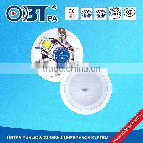 OBT-816 5/10W Public Address system loudspeaker ceiling / pa system ceiling speaker Iron