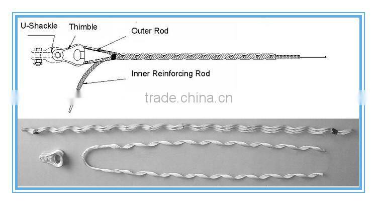 Preformed dead end clamp ADSS cable(0-200m span)