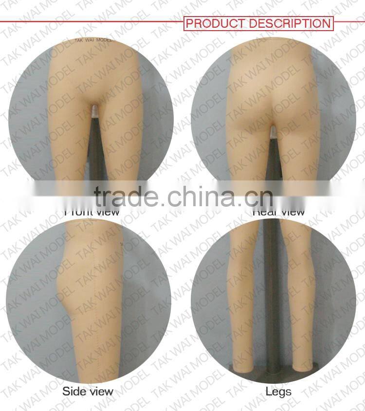 Customized lower-body UK size fashion window display mannequins models