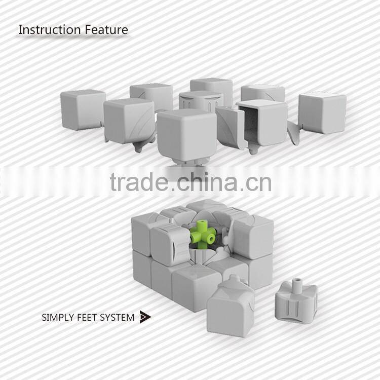 6.8cm big size Sailing 3*3 magic cube play toy kid