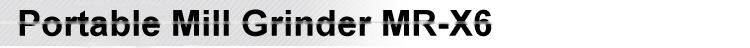 Portable End Mill Grinder MR-X6