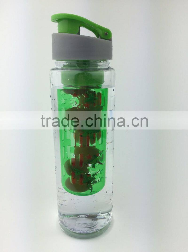 2016 new tritan water fruit infuser joyshaker bottle, water bottle fruit infuser, bottle infuser