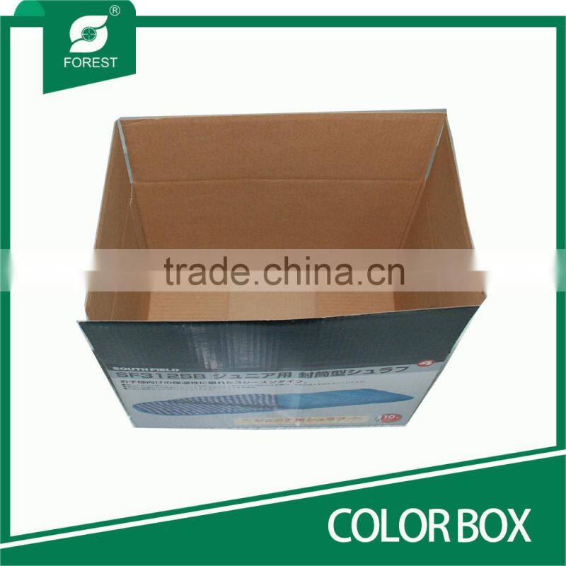 LITHO PRINT CORRUGATED COLOR BOXES FOR SHPPING WHOLESALE