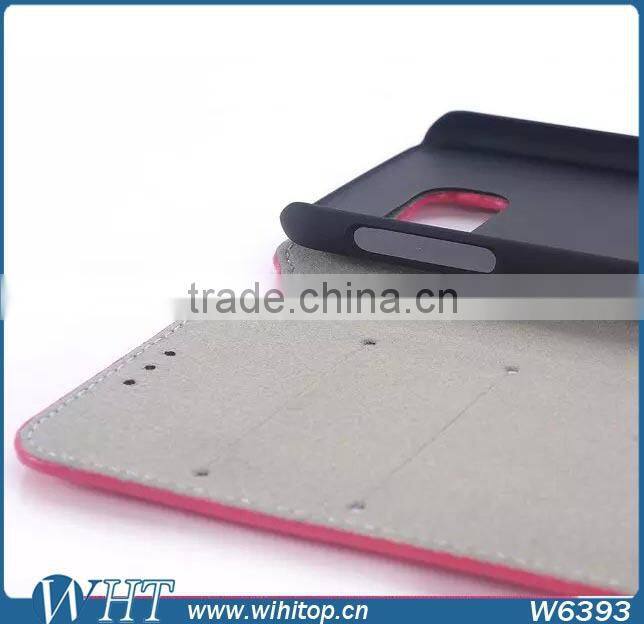 Korean Fashion Style Case Wallet Card Slot Case for Samsung Galaxy S6 , 6 colors optional