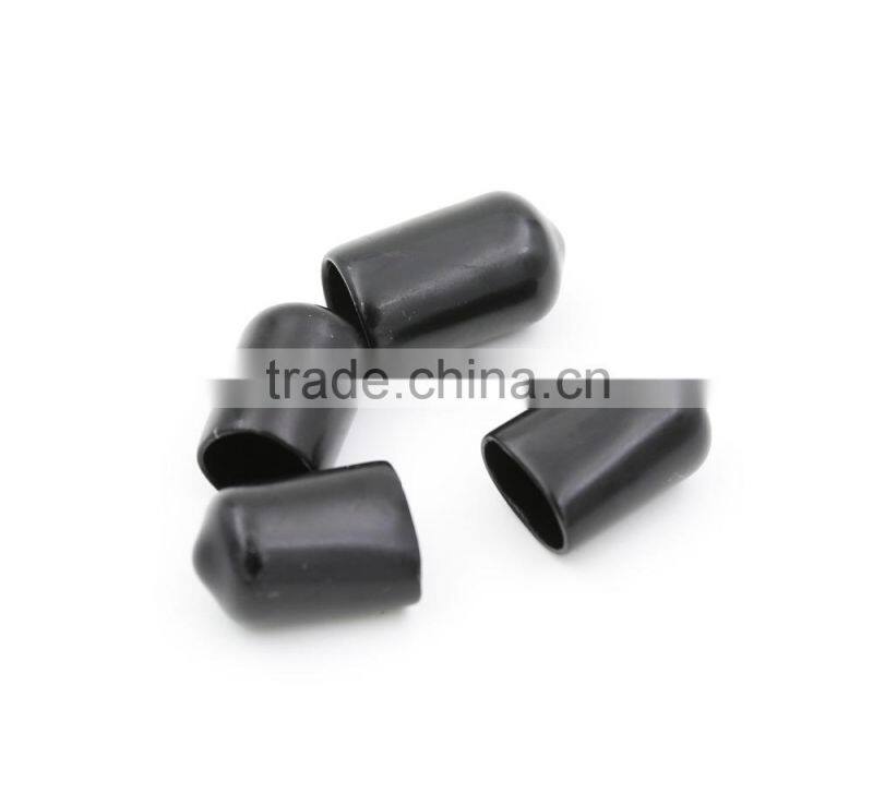 Red steel pipe end caps