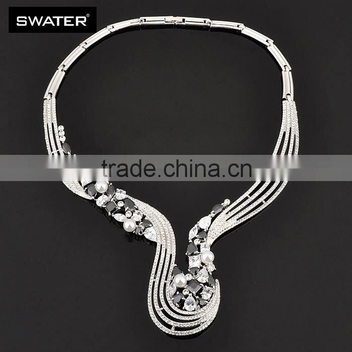 Wholesale Fashion Jewelry Black Stone Jewelry Set