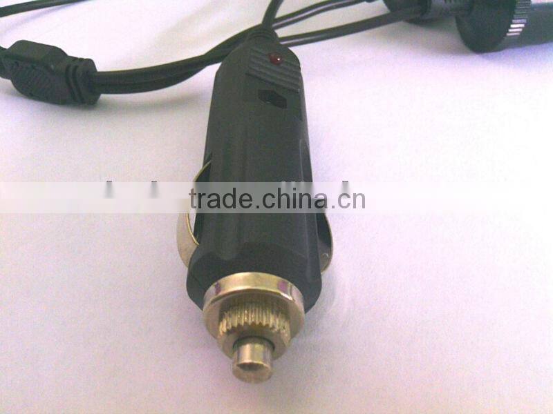 Wired USB Car Charger Cigarette Adapter For Mobile Phones