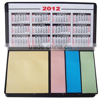 Leather cover memo box hot sell costom design