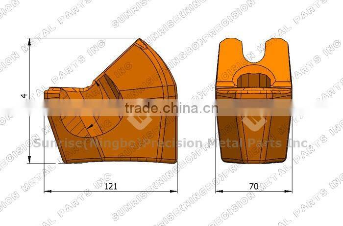 Quick change wirtgen machine drum base milling drill bit holder