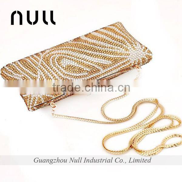 Fashion special design rhinestone clutch purse