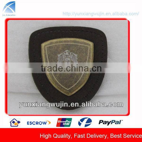 CD8227 New Custom Design Metal Leather Labels for Jeans