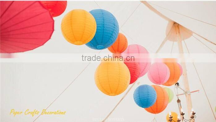 Round wedding decoration japanese paper lanterns