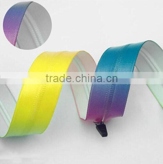 Custom Double Slider Plastic Zipper