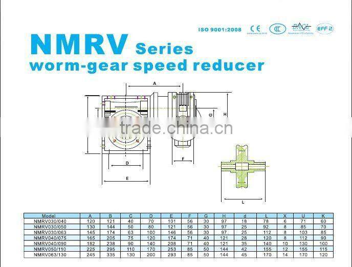 NMRV worm reducer buy