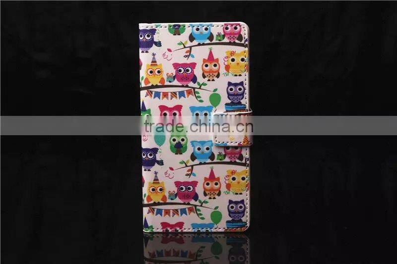 Butterfly Flag Owl Flower Leather Wallet Cover Case For Sony Z3/Z3 mini