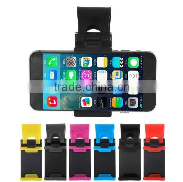Car Steering Wheel Mount Clip Holder Band For iPhone For iPod MP4 GPS Mobile Phone Holder