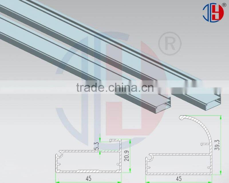 T5 - T8 6063 aluminium series with extruded profile