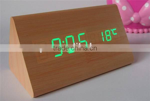 Wood Desk table clock for gift clock