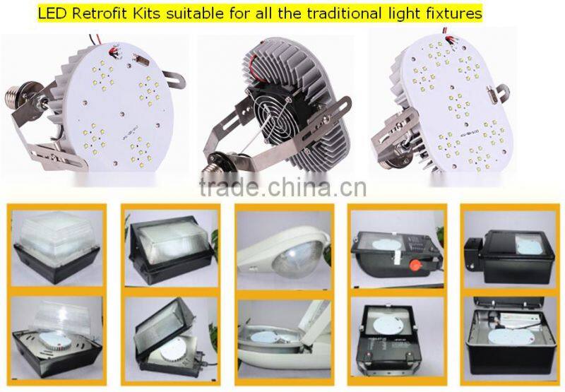 High lumen shoebox lighting led retrofit kit 100w to 400w