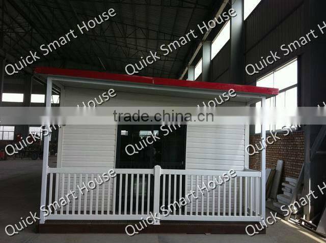 NEW: Luxury prefab house with UPVC wall cladding and WPC veranda