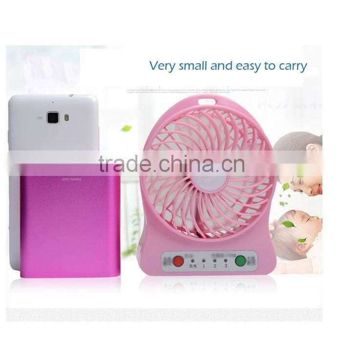 Fashion design colorful mini fan toy for kids