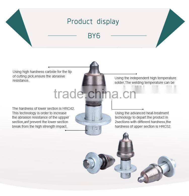 strong abrasive resistance road milling metal drill bit of medium milling machine