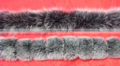2015 hot sale real fox fur upholstery trim