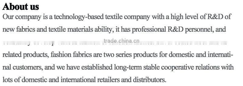 High Quality Bamboo/silver fiber shielding fabric