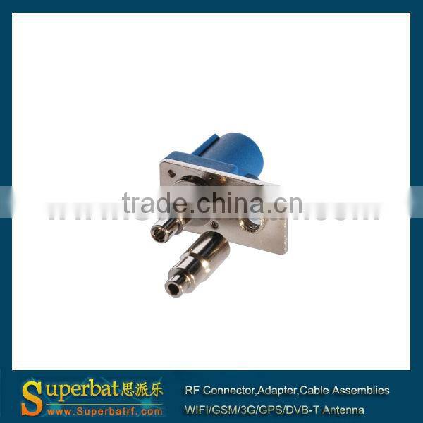 Fakra Plug Front mount Blue for GPS telematics or navigation