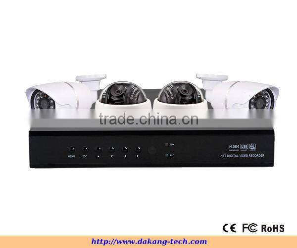 IP Camera and P2P NVR, H.264 NVR Kit,720P camera NVR system
