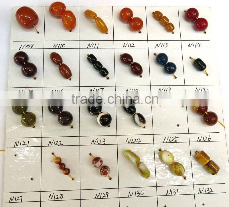 Latest design beads wedding dresses loose 33 turkish amber beads