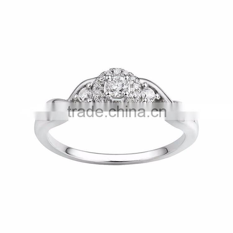 silver engagement wedding rings for women