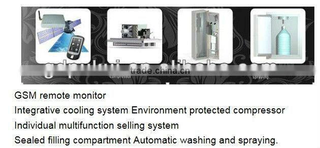 Self-service bottled milk vending machine with Coin operated and 150L