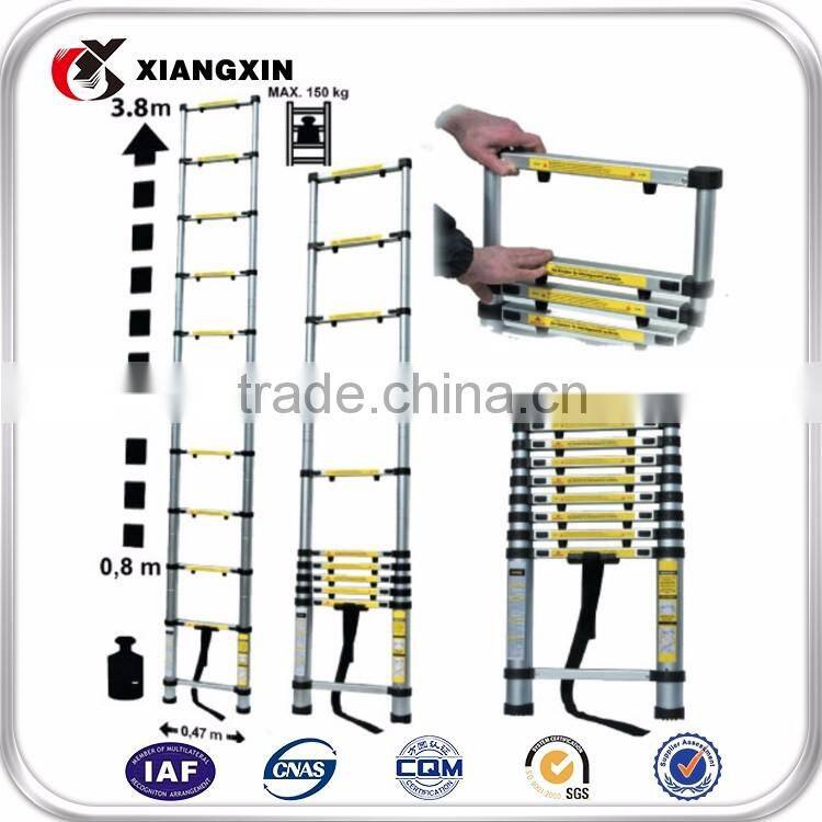 modern 6063 t5 6.5 ft Aluminum extend longest 15m telescopic ladder